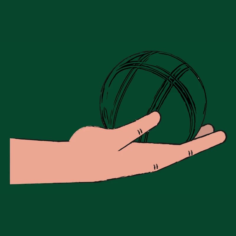Boule hand avec boule de boule