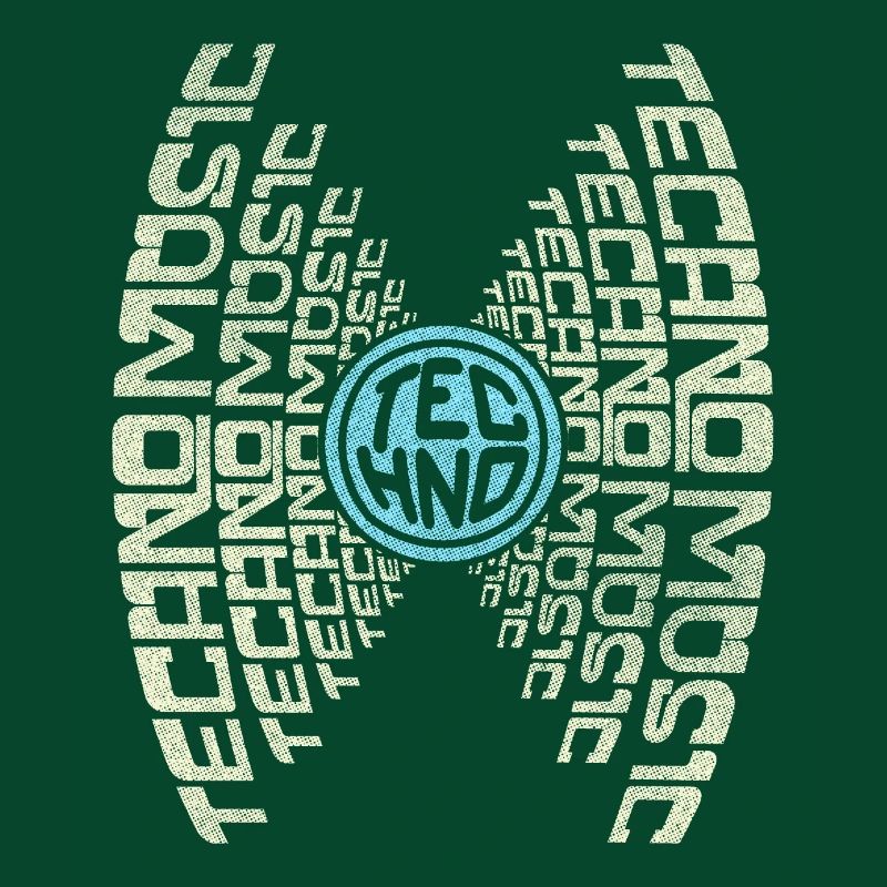 GIVE ME TECHNO MUSIC | Text Graphic Techno Shirt