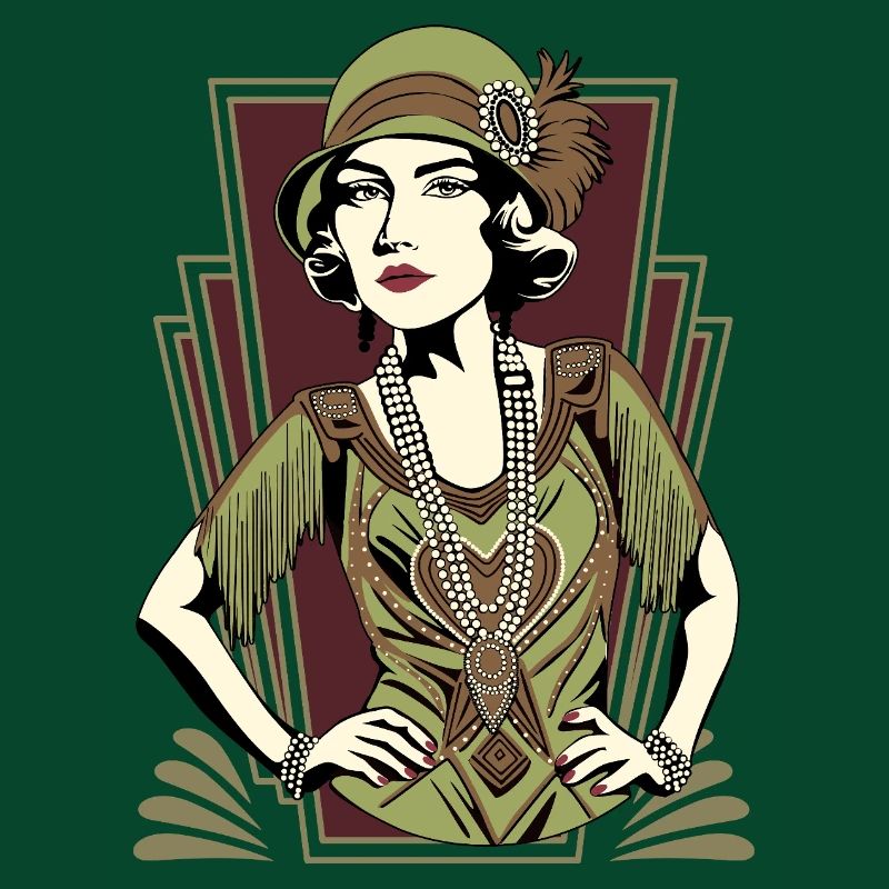 Flappers Mädchen VIVIAN