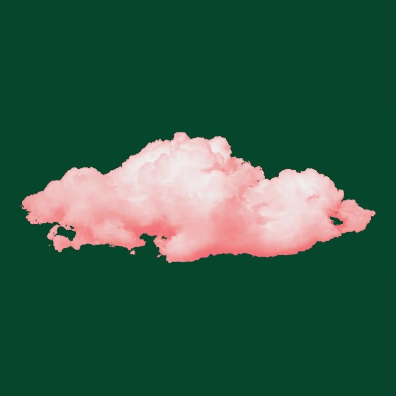 rosige flauschige Wolke