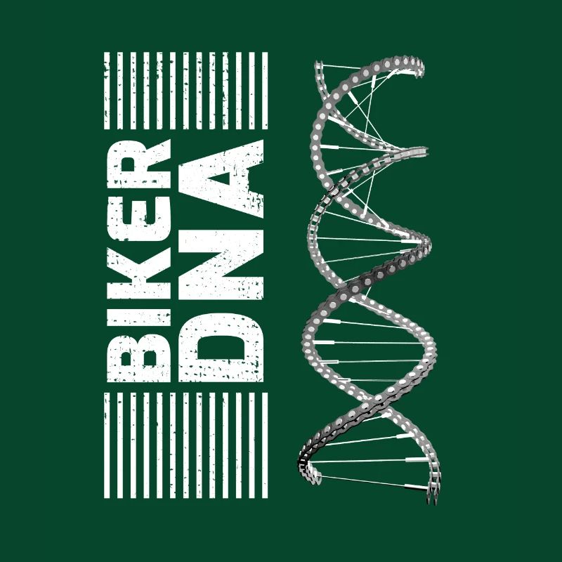Fahradfahrer DNA Kette Speichen