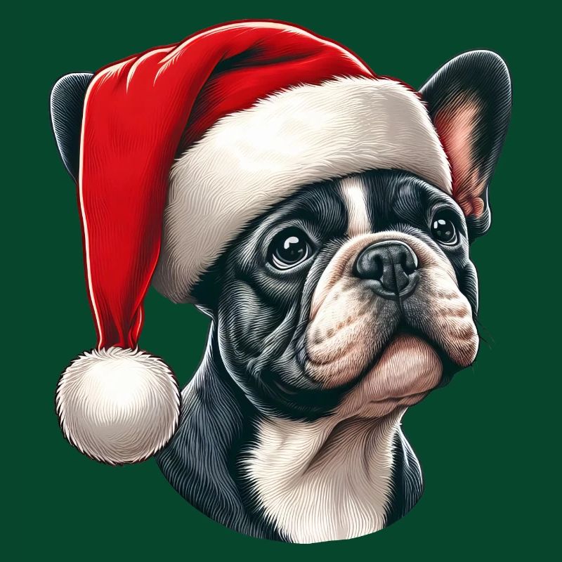 Frenchie Der Weihnachtsmann