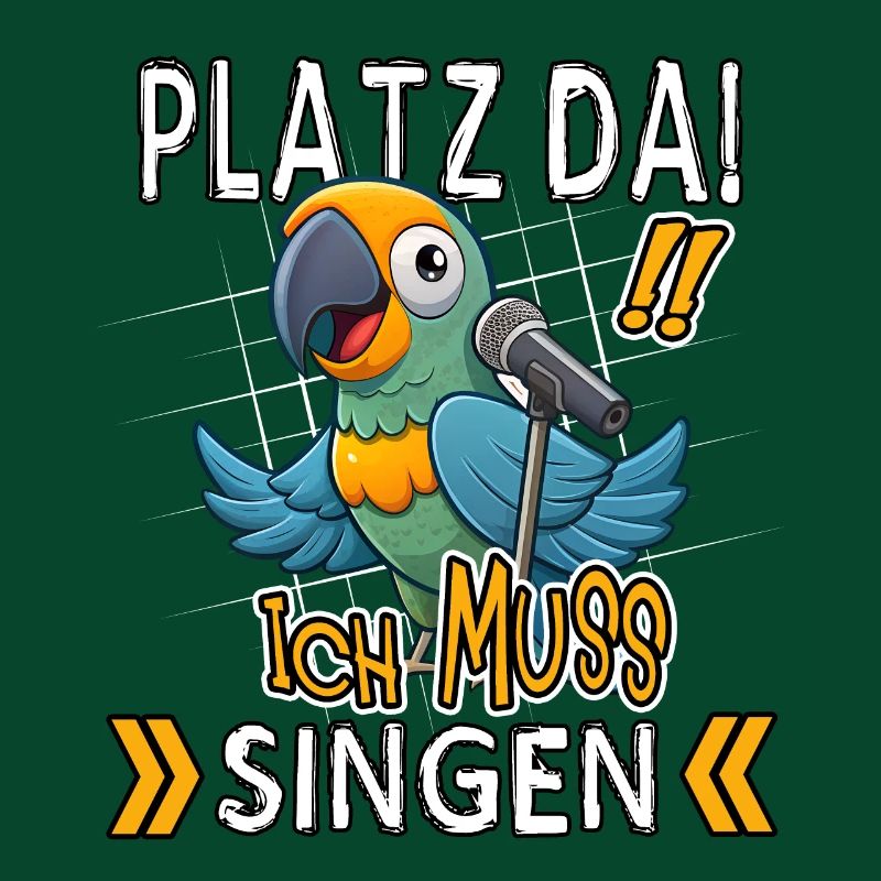Make room! I gotta sing funny parrot