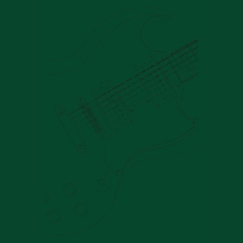 schwarze SG Gitarre