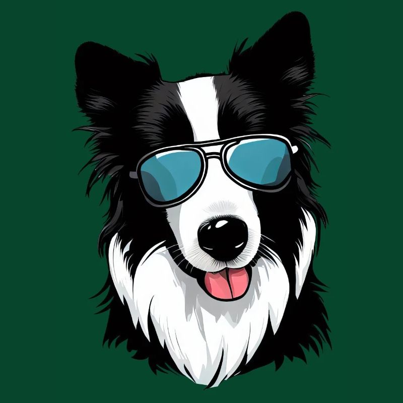 Border Collie Zeichnung