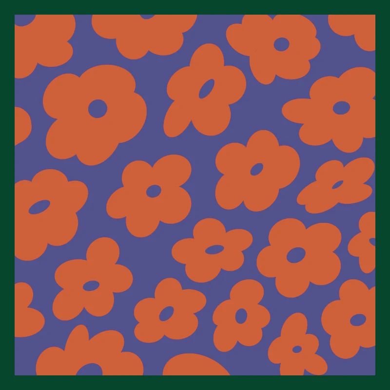 Flowers in a square