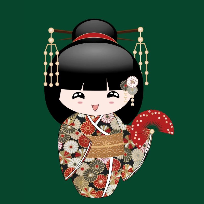 kokeshi fächer