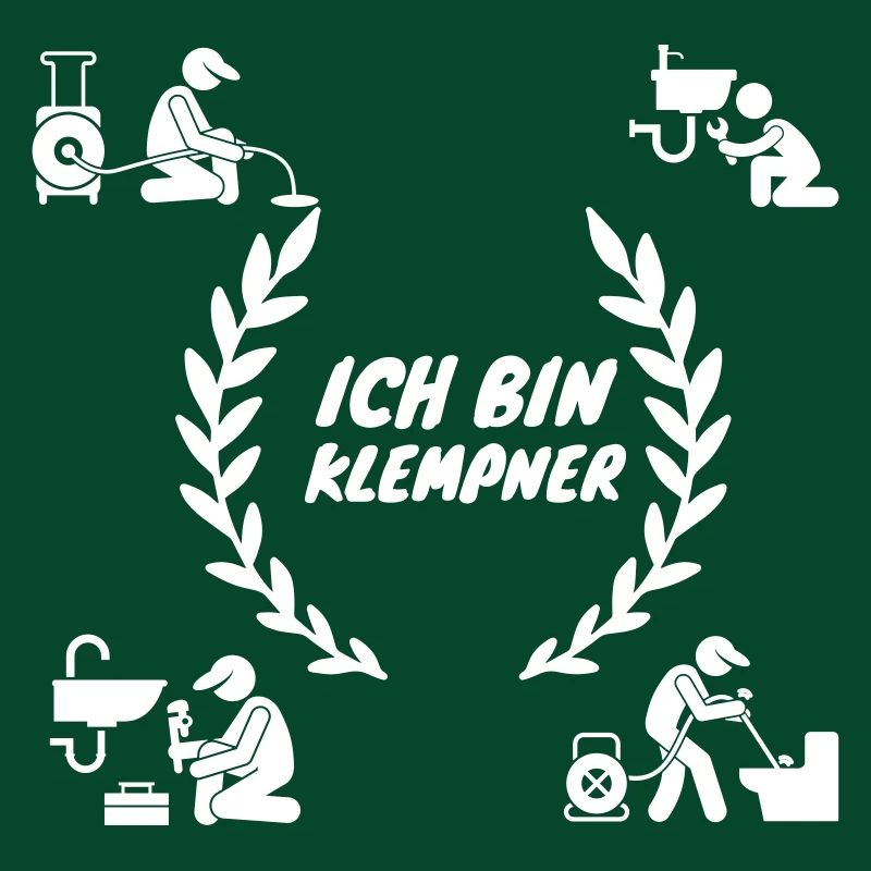 Ich bin Klempner weiss