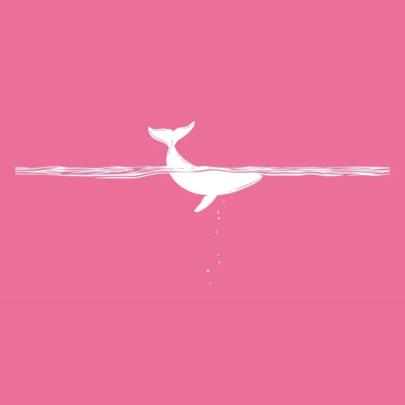 Queue de baleine 2 - Blanc