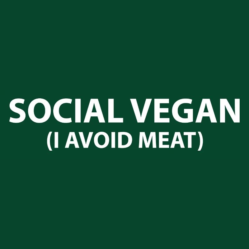 Social Vegan - Antisozial Spruch