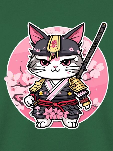 Samurai Katze & Kirschblüten #6