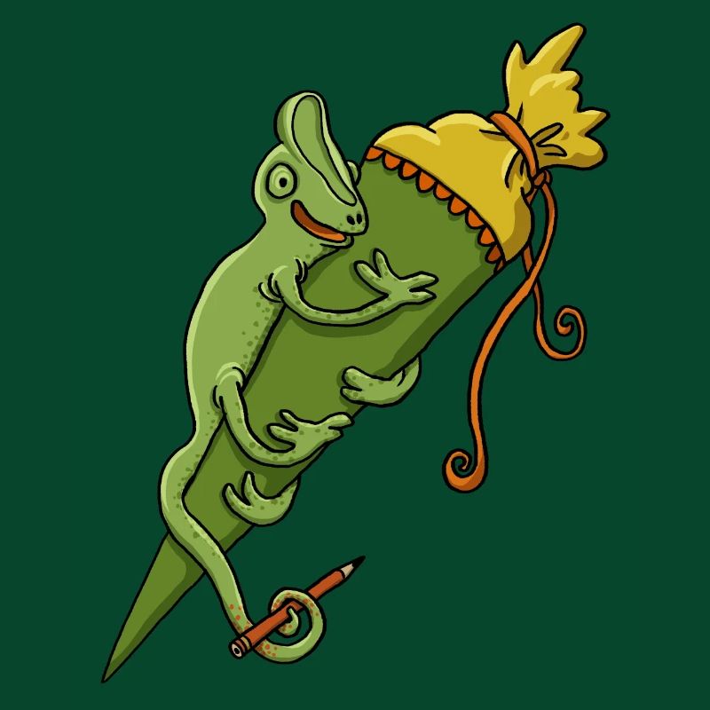 Chamäleon Schultüte