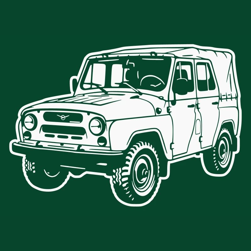 UAZ Geländefahrzeug (Differenzbild)