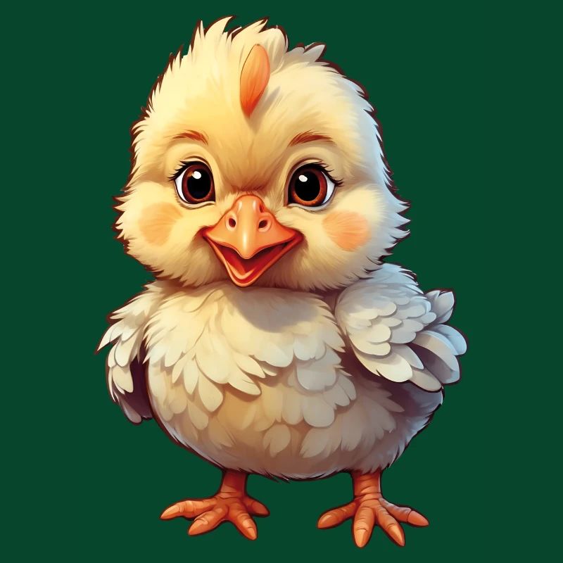 Petit poussin mignon