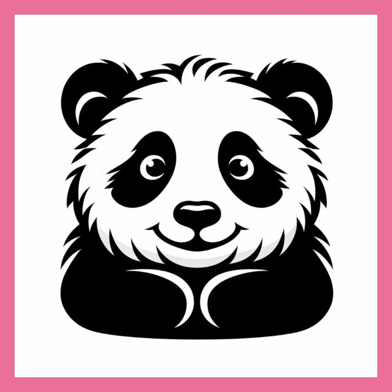 Fröhlicher Pandabär