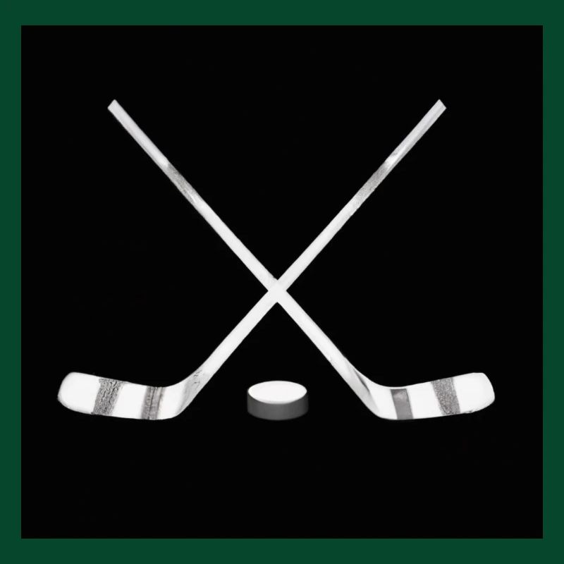 Hockeyschläger mit Puck