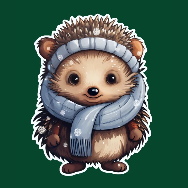Winterlicher Igel