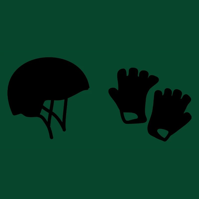 Fahrrad Helm Handschuhe