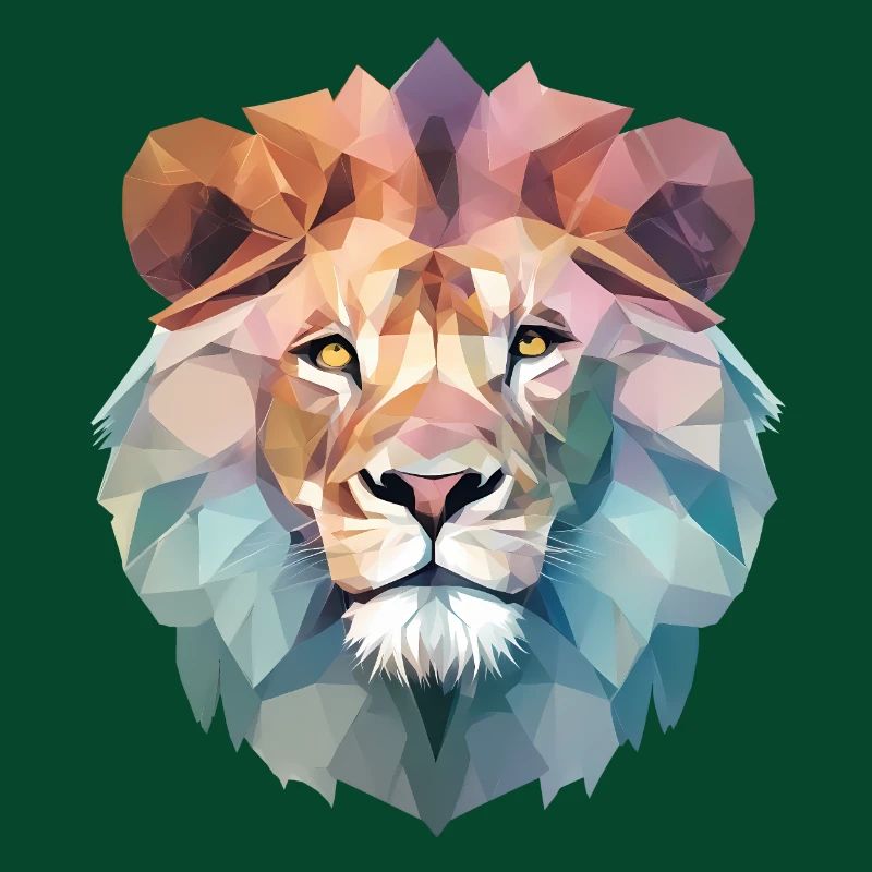 Löwe geometrisch