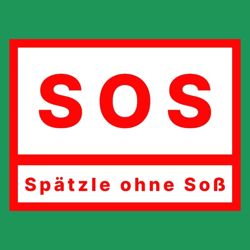 SOS Spätzle ohne Soß