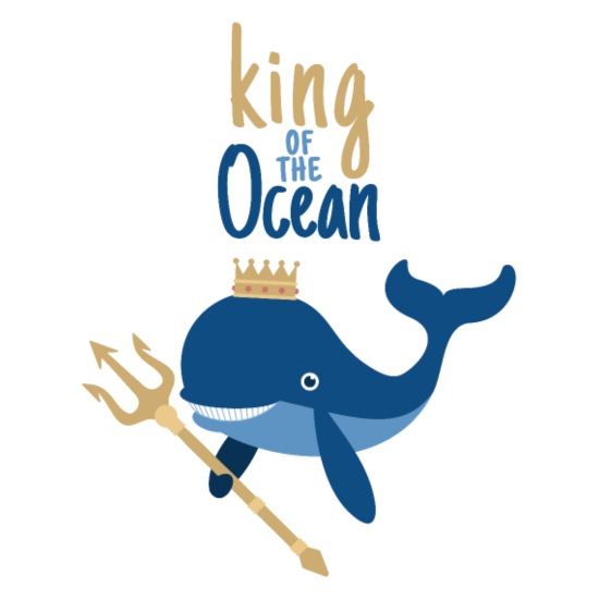 Blue whale king of the ocean' Teddy Bear | Spreadshirt