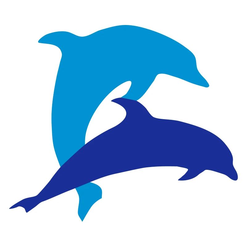 Delfine und Herz, Delfin