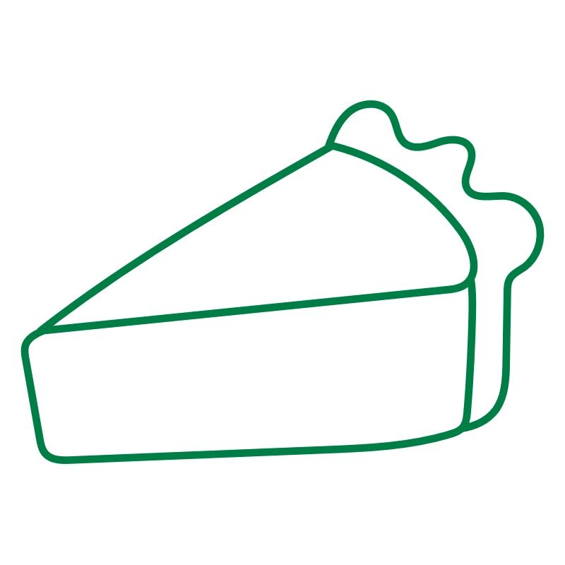 Ein einziges Stück Kuchen