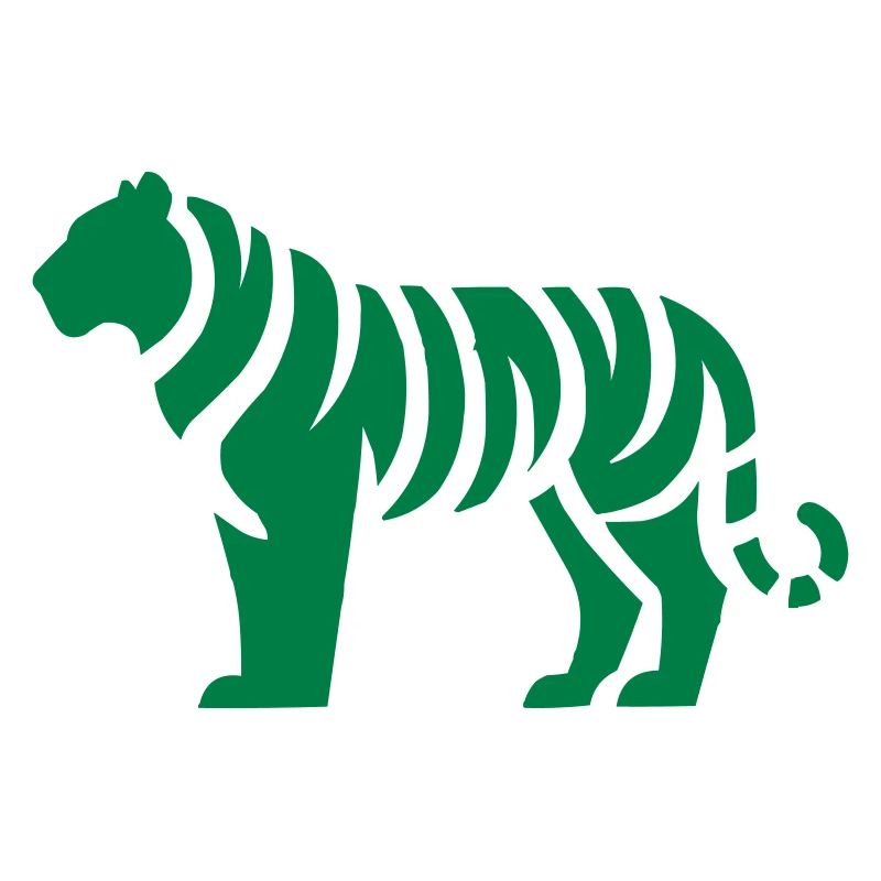 Silhouette de tigre