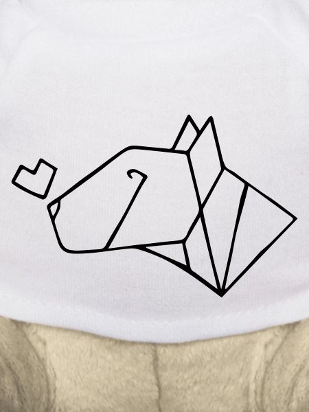 Bullterrier mit Herz