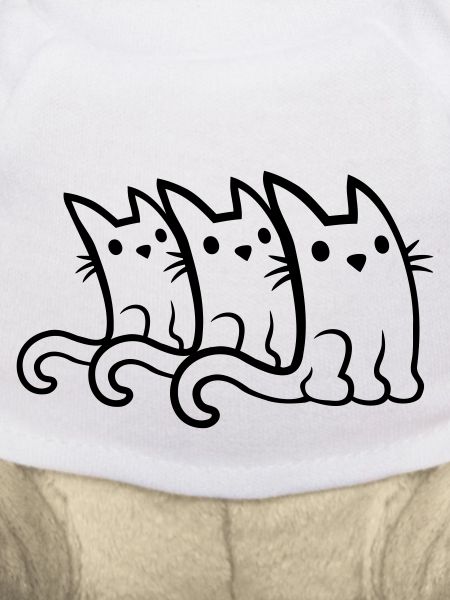 Équipe 3 chats mignons