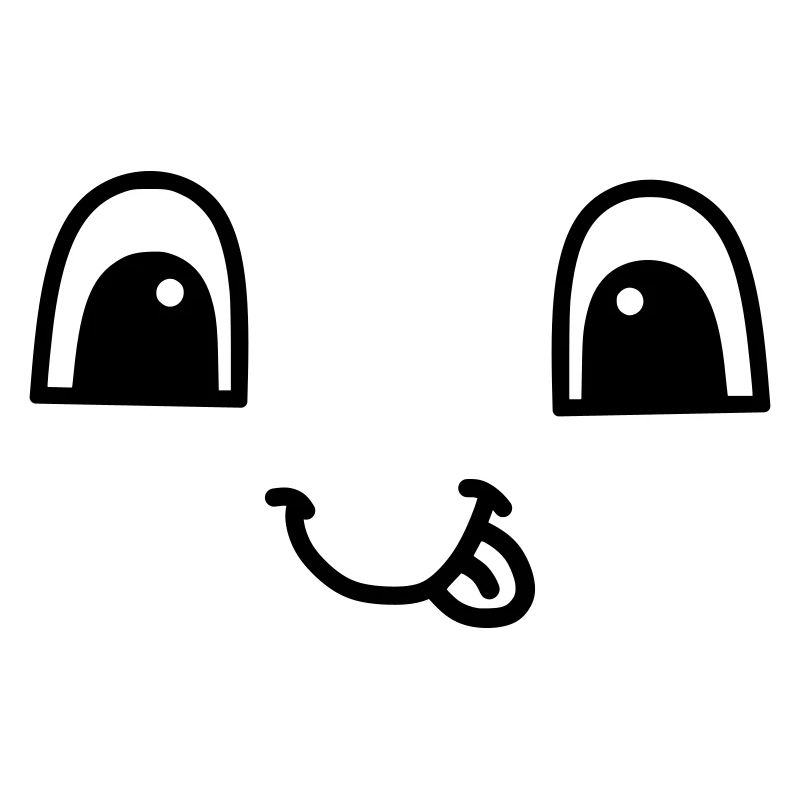 Cute face smiling