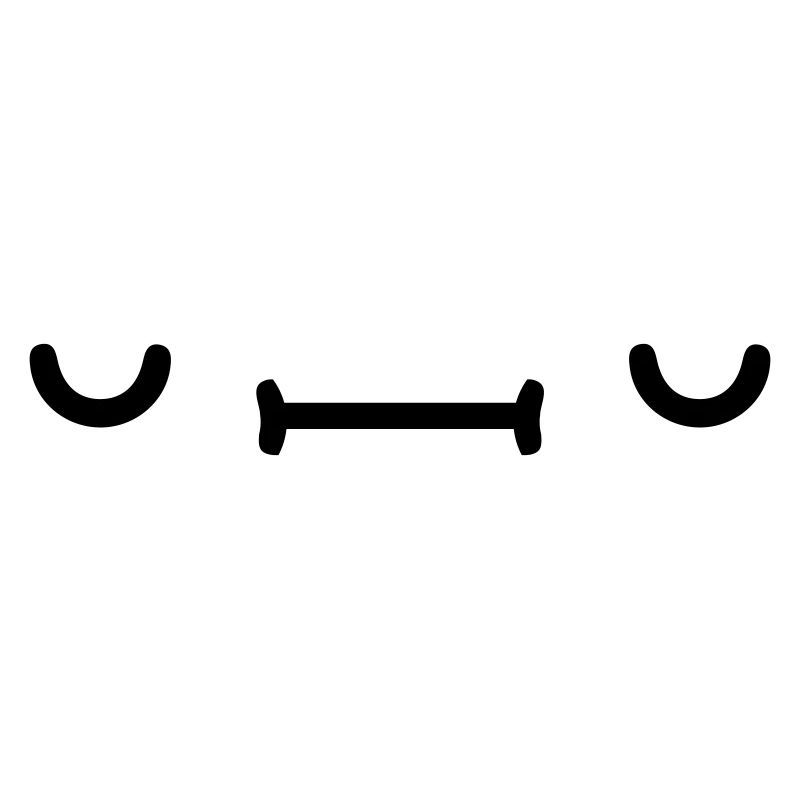 Sleeping face closed eyes