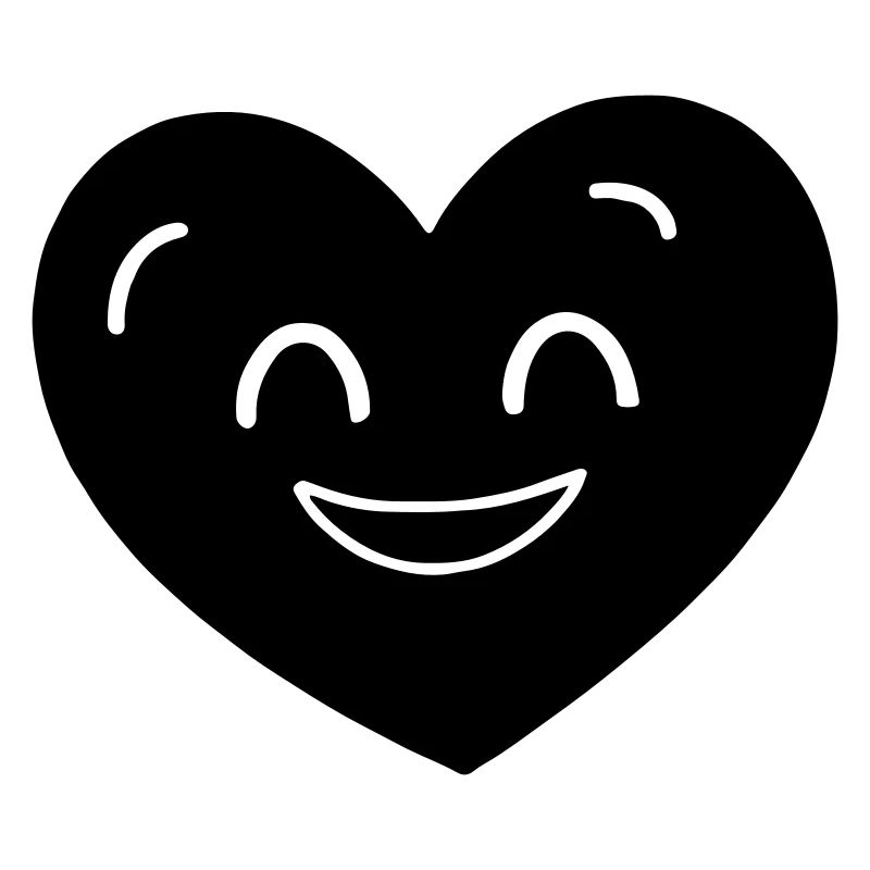 Herz Gesicht Geschenkidee