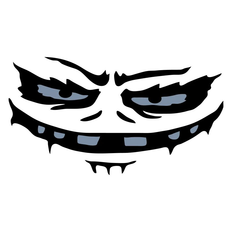 Evil Monster Face Halloween