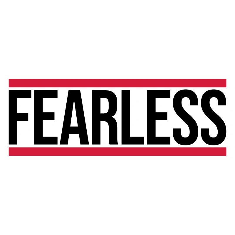 fearless Text Zitat Design