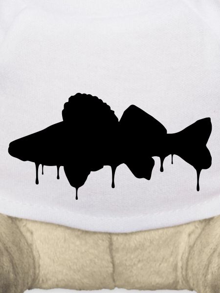 Zander Graffiti black - Anglershirt