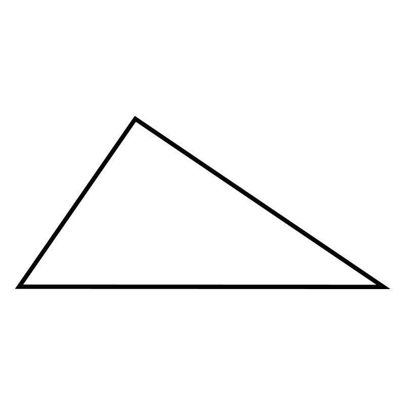 Droite Triangle / / / / frame triangles