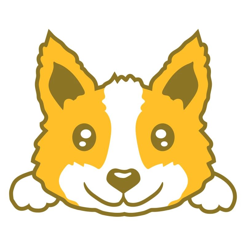 Mignon petit chien design