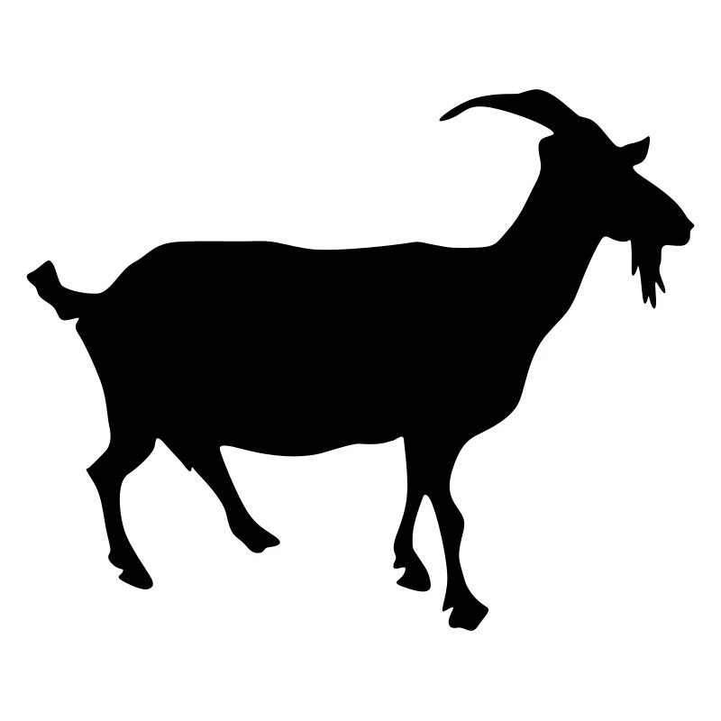 Silhouette de chèvre