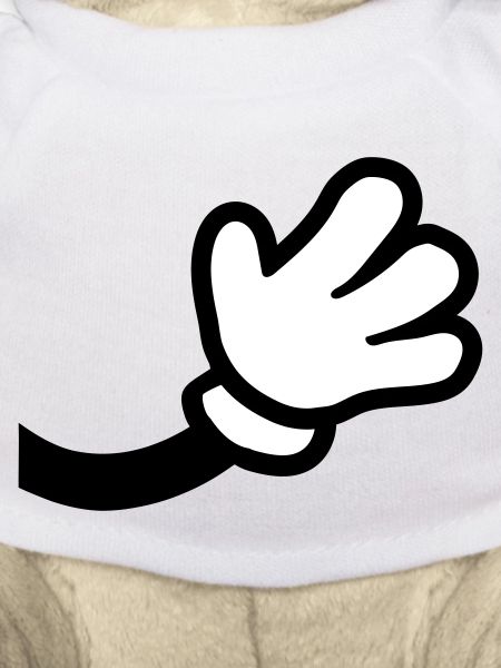 Waving Comic Hand
