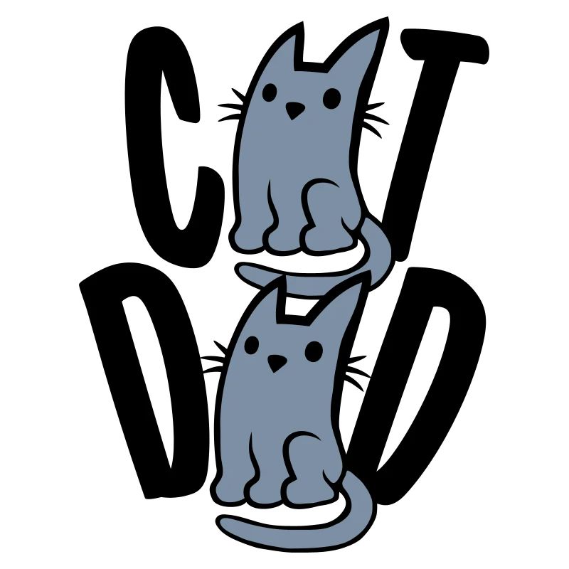 Logo de texte Cat Dad