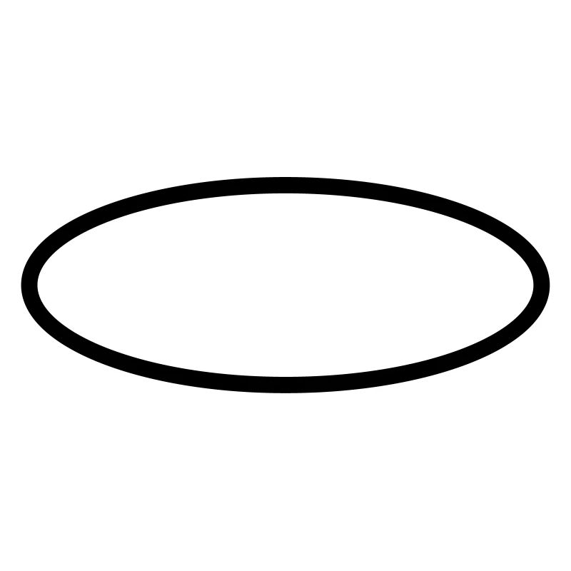 Oval Circle Symbols