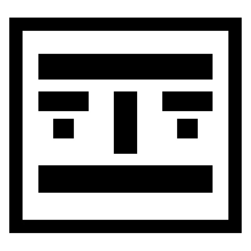 Roboter Gesicht Minimal