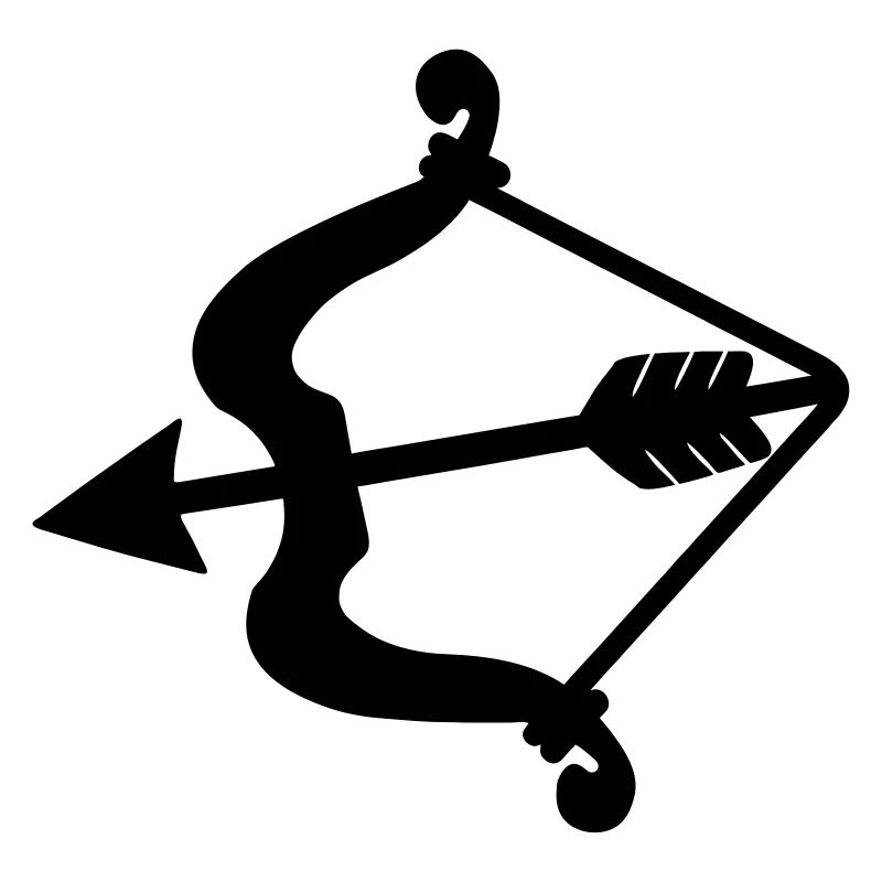 Cupidon arc et flèche.