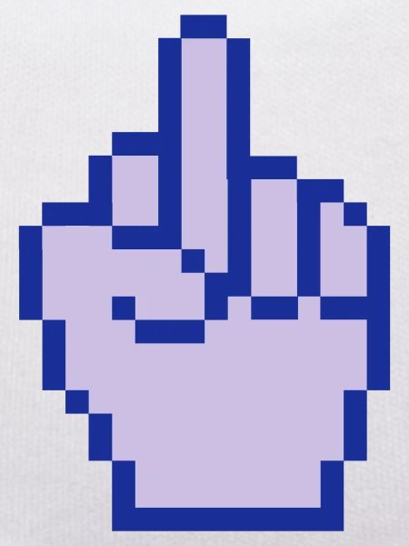 mittelfinger pixel