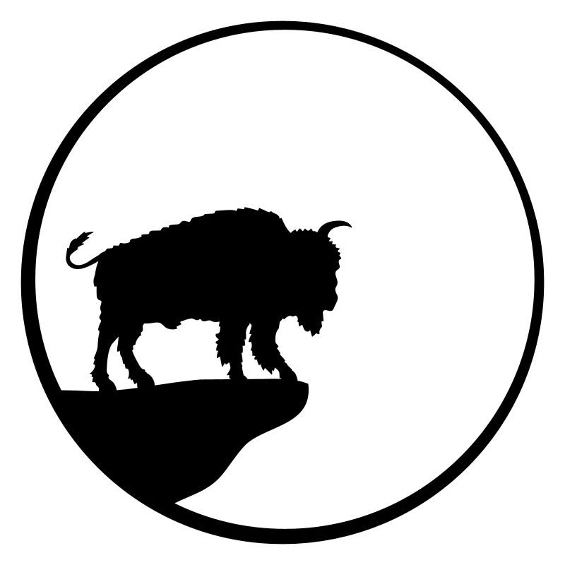 Bison Klippe Mond