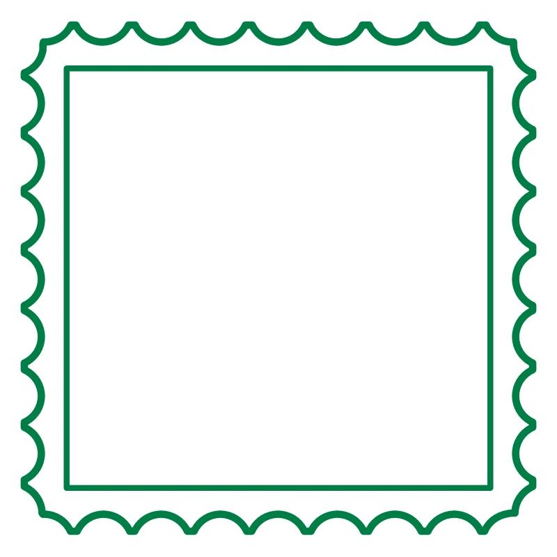 Francobollo quadrato