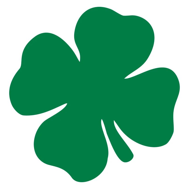 Trèfle complètement vert