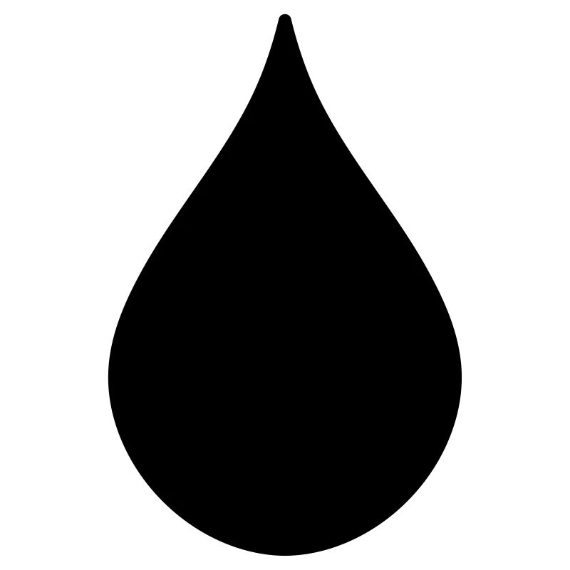 Symbole de logo drop shape