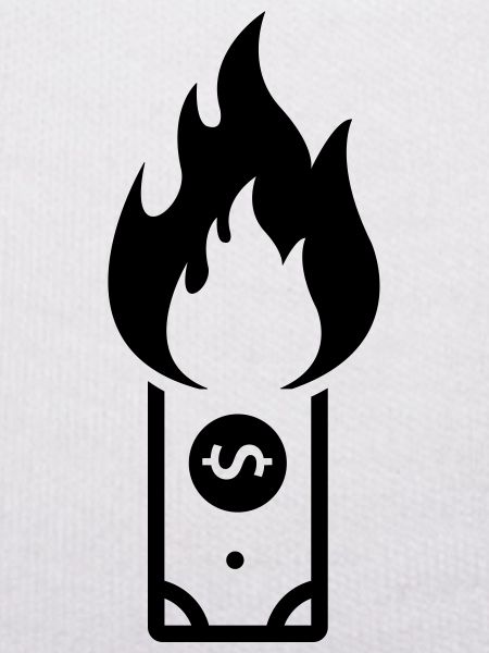 Burn money / Dollerschein burns